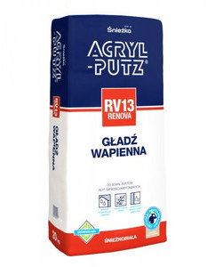 Śnieżka Acryl-Putz Gładź wapienna RV13 Renova 20kg 101747