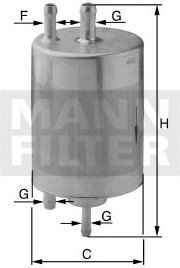 MANN FILTR PALIWA WK 720/5