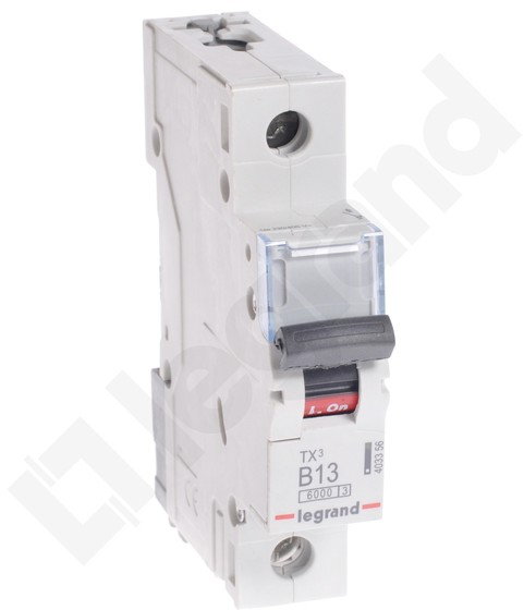 Legrand Wyłącznik nadprądowy S 301 B 13 1P 13 A 6 kA - 403356