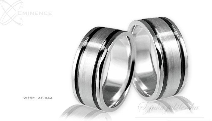 Eminence Obrączki srebrne - wzór Ag-044