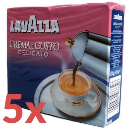 Lavazza Crema e Gusto Dolce Delicato 5 x2 x250g