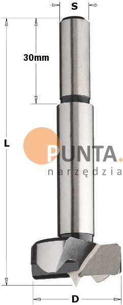 CMT UTENSILI WIERTŁA PUSZKOWE Z CYLINDRYCZNYM UCHWYTEM 512 512.121.31