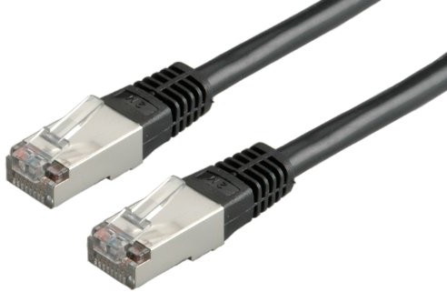 Value S/FTP (PIMF-) Patch Cable KONF. Kat. 6, czarno-7,0 m 21.99.1375