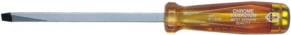 C.K. wkrętak płaski T4811 08 10 mm Długość klingi: 200 mm stal chromowo-wanadowa