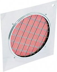 Eurolite Red dichroic filter silver frame PAR-56