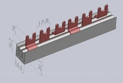 IZ12/3F/12 3FAZ-IZOLOWANA SZYNA ZBIORCZA