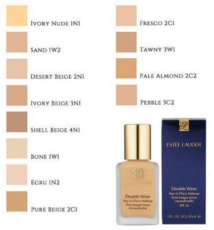 Estee Lauder Estée Lauder Double Wear Stay-In-Place Makeup SPF 10 1W1 Bone 30ml