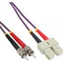 InLine Patchcord światłowodowy SC/ST, 50/125 m OM4 0.5m 82504P