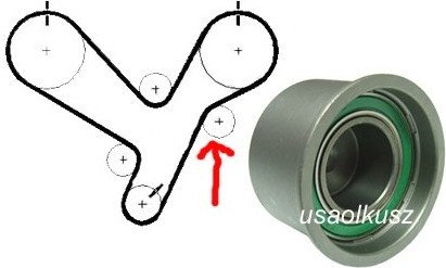 GMB Rolka paska rozrzadu Chrysler Sebring 2,5 / 3,0