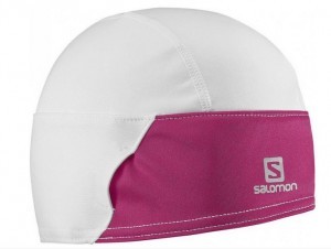 Salomon CZAPKA MOMENTUM BEANIE 390238 WHITE GAURA PINK