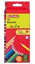 Herlitz Kredki TRÓJKĄTNE LAKIEROWANE 12 KOLORÓW