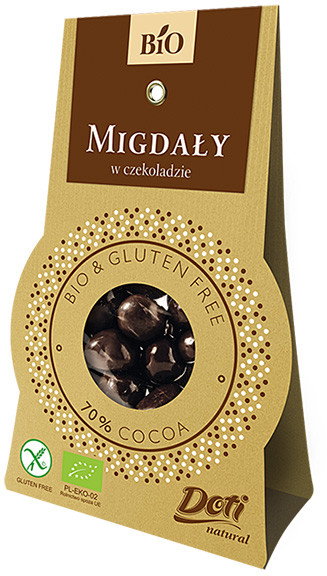 Doti Migdały w czekoladzie deserowej bio (50g)