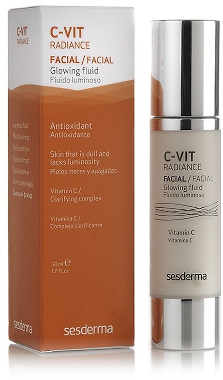 C vit radiance. Sesderma c-vit флюид. sesderma c-vit флюид для сияния кожи. сесдерма крем с витамином с. sesderma флюид состав.