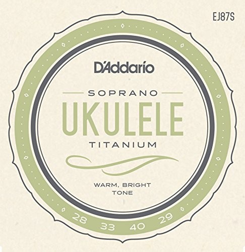 D'Addario EJ87S komplet strun Titanium Ukulele Soprano EJ87S