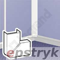 Legrand DLP Kąt płaski regulowany 20 x 12,5 biały, 030223,