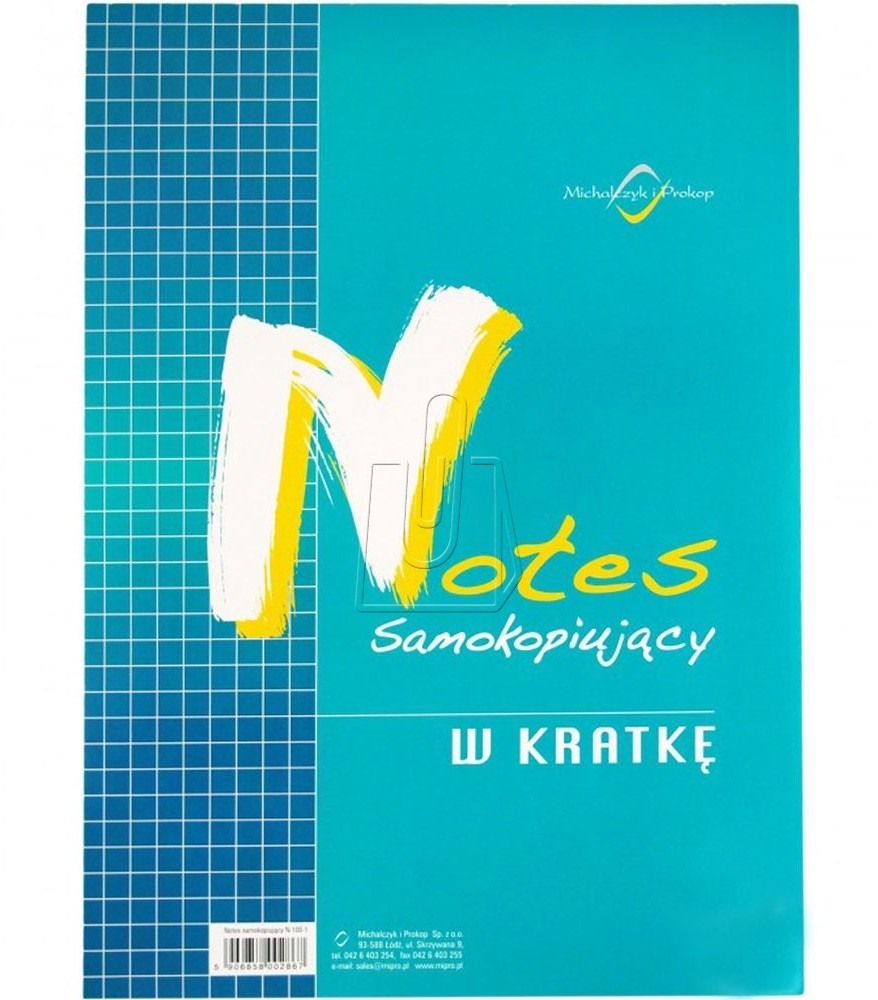 Michalczyk&Prokop Notes samokopiujący A5 w kratkę (N-103-3)