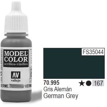 Vallejo Farby Nr167 German Grey 17ml Mat (matt) VALL-70995