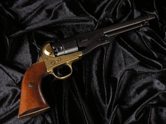 Denix KAPISZONOWA REPLIKA BRONI - SECESYJNY REWOLWER S.COLTA Army 1886r.