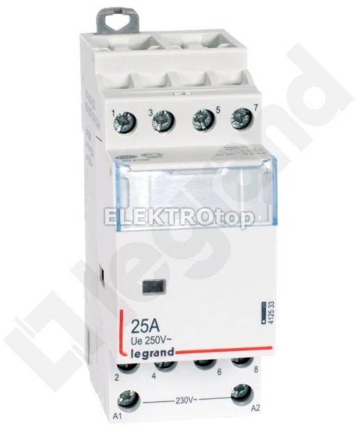 Legrand STYCZNIK MODUŁOWY SM 425 25A 230V 2NO+2NC 412533