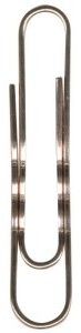 DURABLE Karbowane Spinacze orkągłe 77 mm, miedziowane, 100 szt