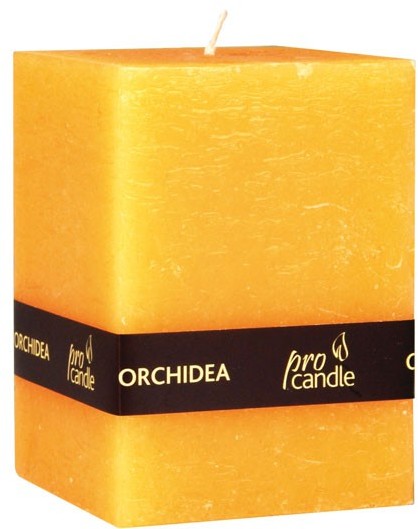 Pro Candle wieca zapachowa ProCandle 736003 / prostopadłościan / orchidea
