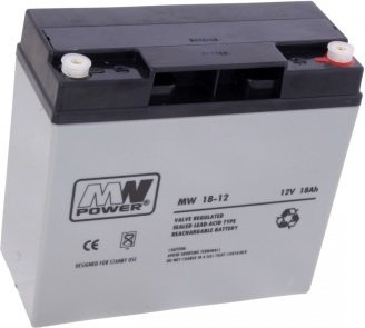 Mean Well Akumulator żelowy 12V 18Ah MW 18-12