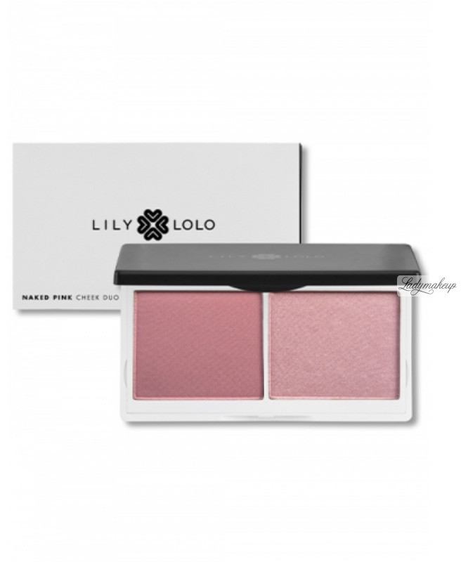 Lily Lolo Lily Lolo - CHEEK DUO - Naturalny podwójny róż prasowany - NAKED PINK LILDPPPI