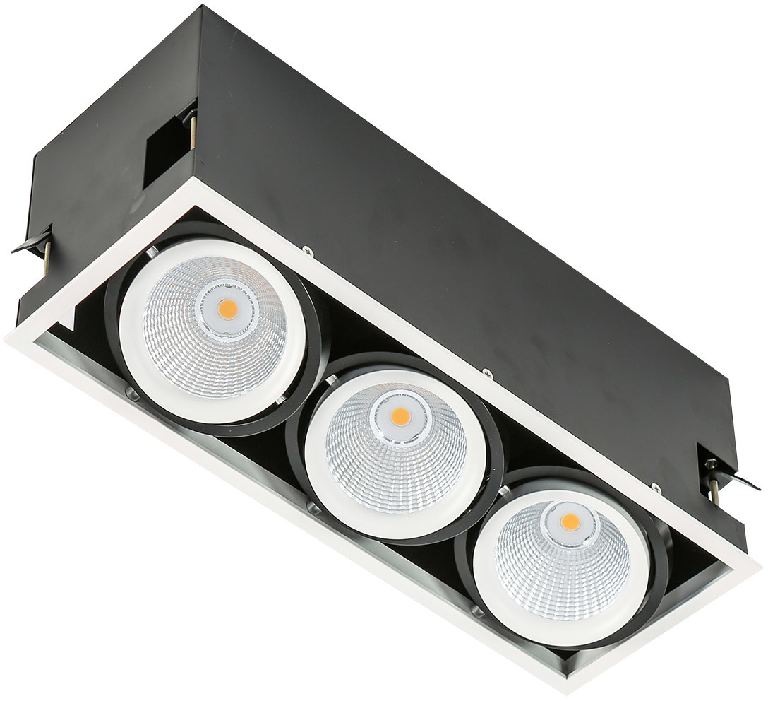 Italux Oprawa do wbudowania VERTICO TRIPLE GL7108-3/3X18W 3000K WH+BL