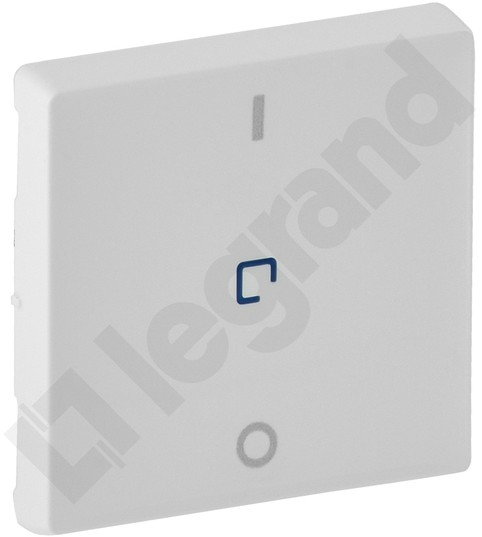 Legrand Valena Life Klawisz łącznika dwubiegunowego z podświetleniem Biały