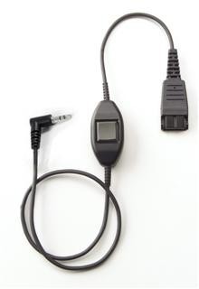Jabra QD Cord to 2,5mm pin plug, straight, 0,3 ms, with call answering 8800- (8800-00-55)