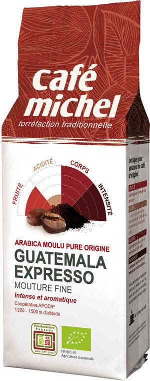 Cafe Michael KAWA MIELONA ESPRESSO GWATEMALA BIO 250 g - FAIR TRADE