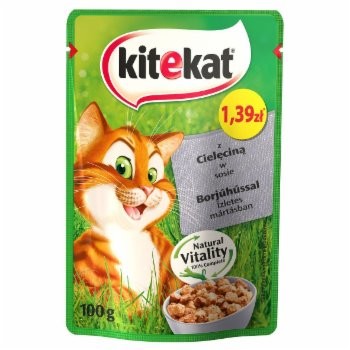 Kitekat Z CIELĘCINĄ 100g