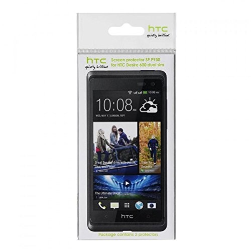 HTC 66H00129  00 m folia ochronna na wyświetlacz do HTC Desire 600 Dual SIM (2 sztuka Blister) 4718487637713