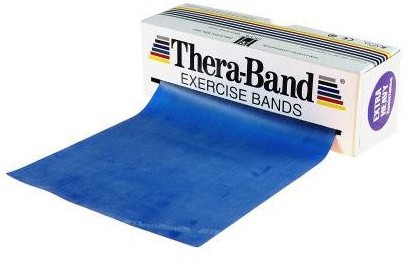 Thera-Band Taśma Do Ćwiczeń, 45,5 M, Opór: Super Mocny, Niebieska (360339)