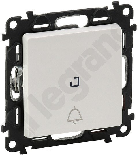 Legrand Valena Life Przycisk przełączny NO/NC podświetlany 12V~ Biały - 752113