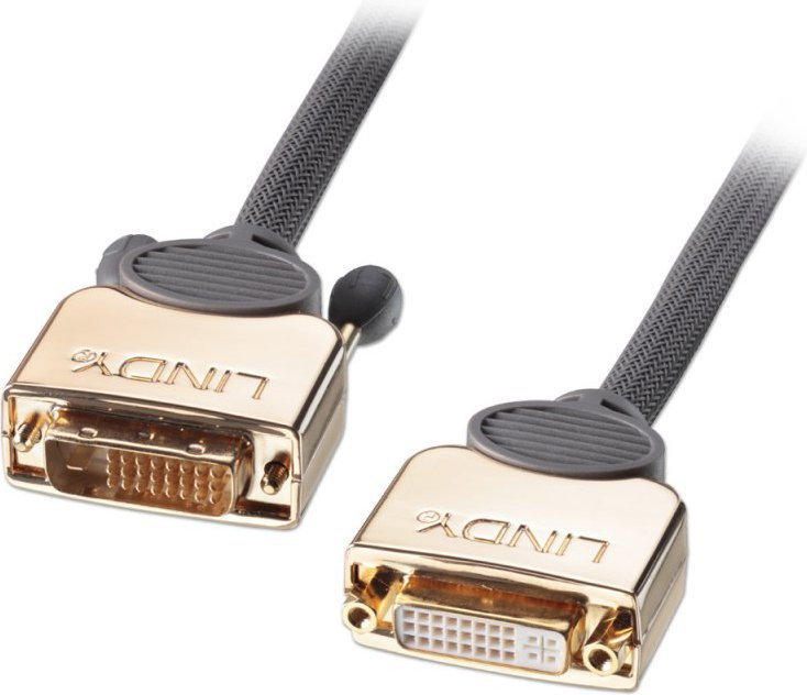 Lindy 37150 Gold Kabel DVI-D Dual Link -2 m