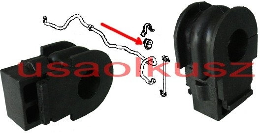 ROZNI Guma stabilizatora przedniego 22mm Nissan Qashqai