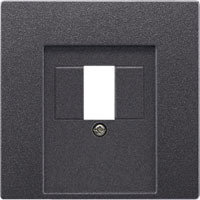Jung Płytka centralna gniazda gonikowego - LS Metal Finish Anthracite AL2969TAN