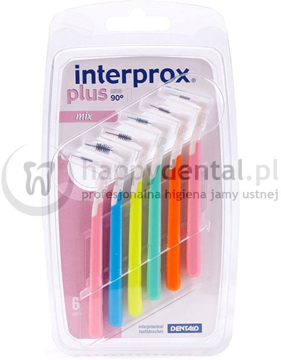 Dentaid INTERPROX Range-MIX 6szt. - zestaw szczoteczek do czyszczenia przestrzen