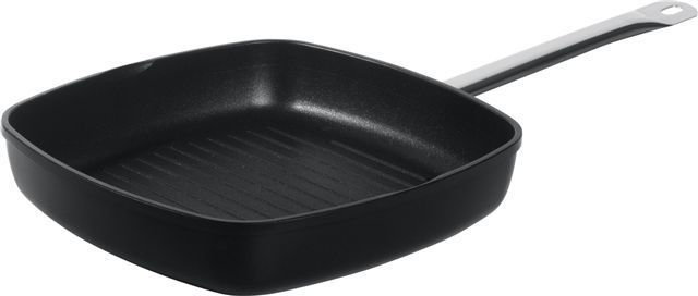 Hendi Patelnia do grillowania - ryflowana Profi Line 280mm x 280mm x 55mm 629802