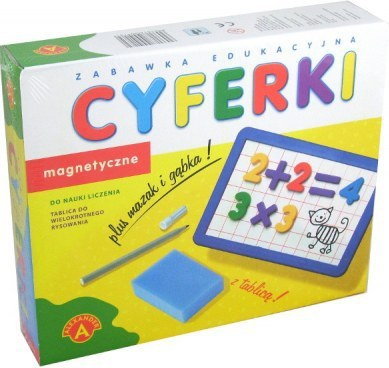 Alexander Cyferki magnetyczne z tablicą 4182