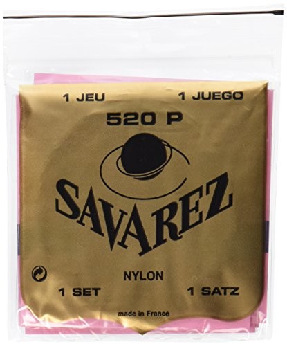 Savarez Zapewnia Klassik gitara komplet Traditional Concert 520P savarez struny Standard Tension Nylon Czerwony 655857