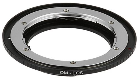 Fotodiox Pro Lens Mount Adapter, Olympus OM Lens to Canon EOS CAMERA, for Canon EOS 1d, 1Ds Mark II, III, IV, 1DX, 1DC, 5d, 5d Mark II, III 7d, 50d 60d, 60d, Digital Rebel T3i, T4i, T5i, SL1, and C300 07omeosp