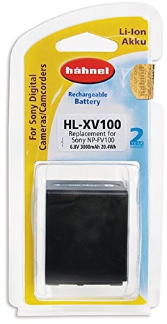 Hahnel Typ Hähnel HL-XV100 6,8 V 2890 mAh akumulator do Sony NP-FV100 (Informacja Tech akumulator firmy) 1000 176.5