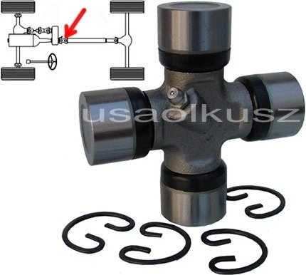 ROZNI Krzyżak tylnego wału napędowego przedni Nissan Armada 2005-