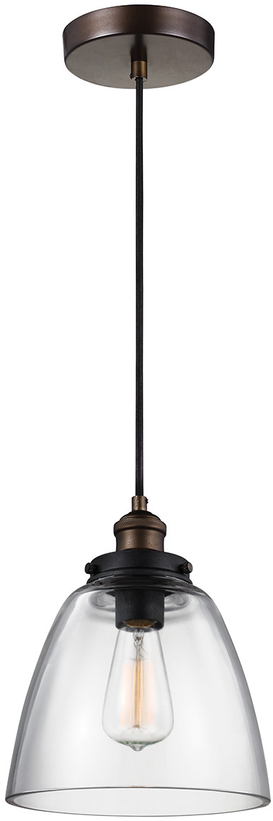 Elstead Lighting Lampa wisząca BASKIN B BR FE/BASKIN/P/B BR Lighting