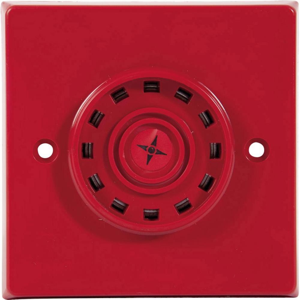 ComPro Brzęczyk elektroniczny wielotonowy Askari Compact 9-28V/DC IP21 32 tony czerw
