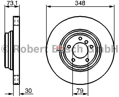 BOSCH Tarcza hamulcowa 0 986 479 265