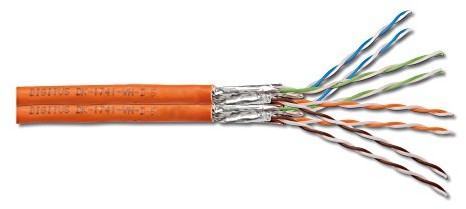 DIGITUS Professional Digitus Professional Cat7 kabel instalacyjny, pomarańczowy DK-1741-VH-D-1