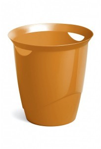 Durable Kosz na śmieci TREND 16L pomarańczowy